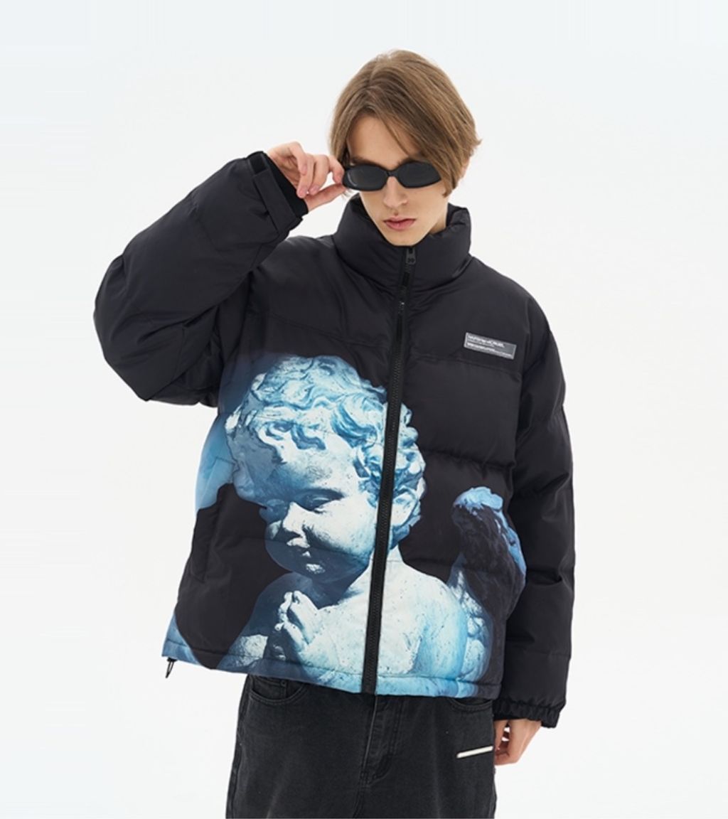 Harsh and Cruel FW22 Angel Sculpture Down Jacket – LIT UP 21 Harsh and Cruel FW22 Angel Sculpture Down Jacket – LIT UP 21
