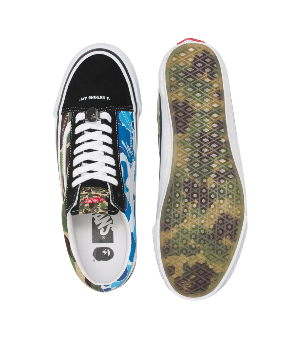 Vans LX Old Skool Bape ABC Multi-Camo – LIT UP 21 Vans LX Old Skool Bape ABC Multi-Camo – LIT UP 21