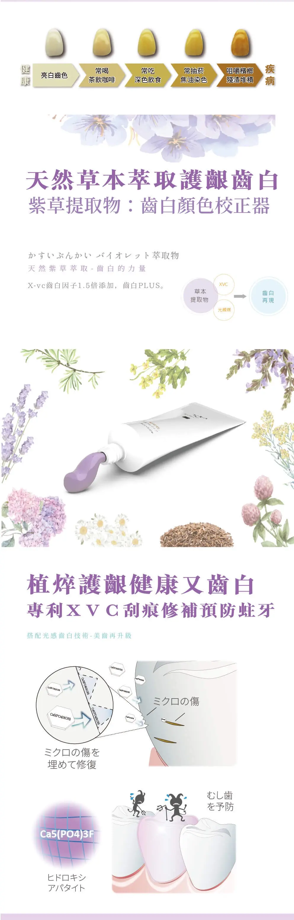 萊思光速白黃金草本齒白牙膏O-Herb Plus White Boom2