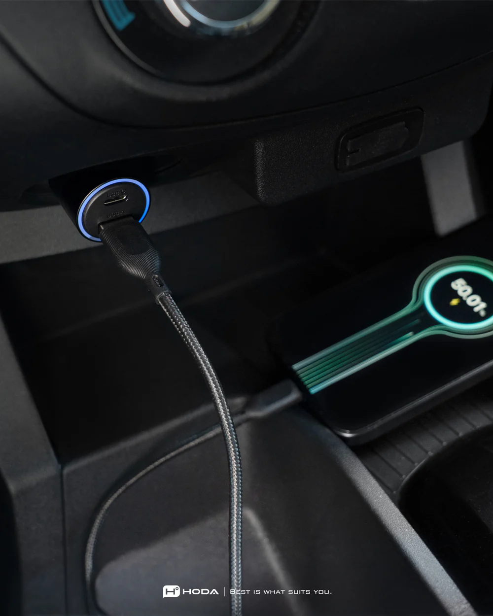 63W 雙孔 車載充電器(USB-C+USB-A) 7