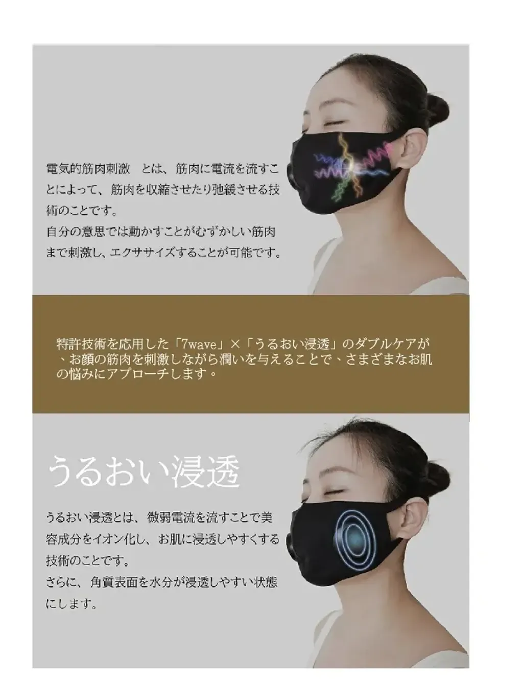保濕面膜式瘦臉儀 臉部美容儀 3