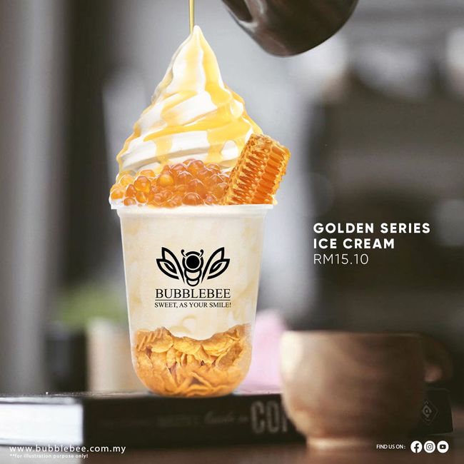 Bumblebee ice cream