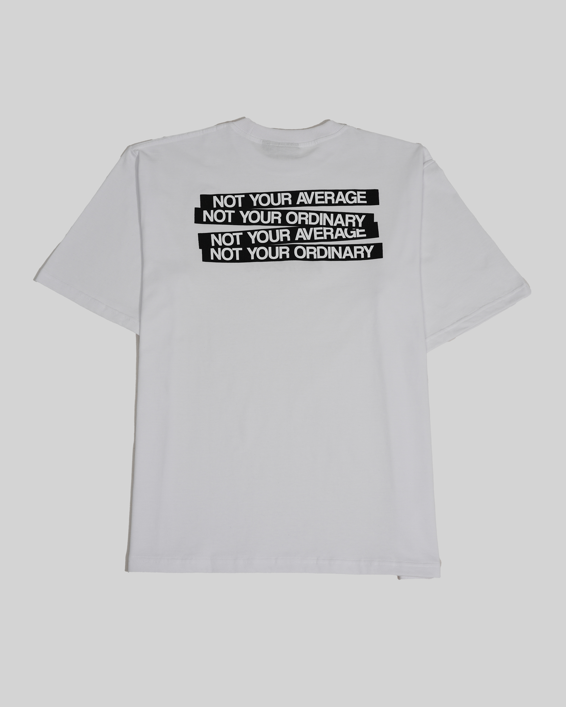 DMNSN TEE WHITE BACK