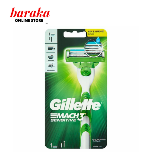 Gillette Mach3 Sensitive Razor – Baraka Online Store