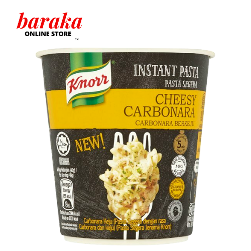 Knorr Instant Pasta Cheesy Carbonara 40g – Baraka Online Store