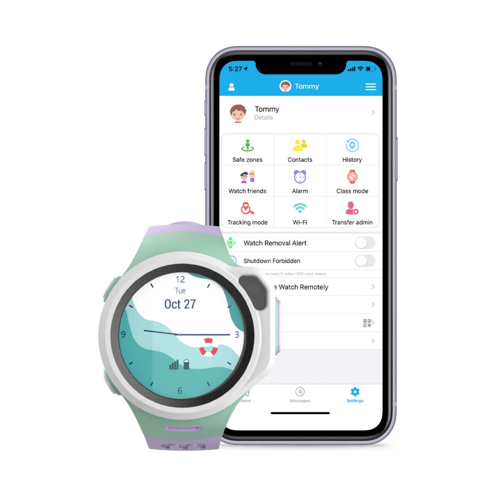 myFirst Fone R1 - Smart watch phone for kids with gps tracker and MP3 Player apps