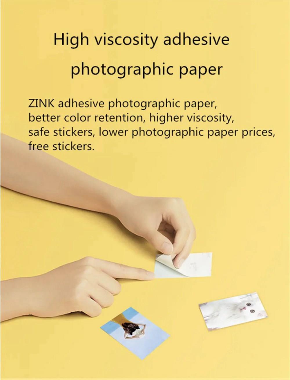 XIAOMI-3-Inch-Pocket-Photo-Printer-APP-Bluetooth-Connection-White-426253-3