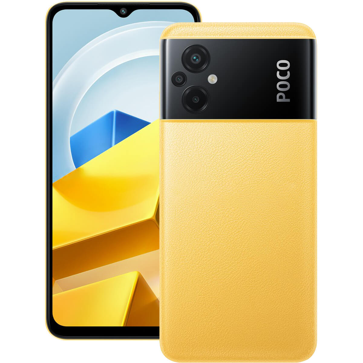 xiaomi-poco-m5-5g-128gb-6gb-ram-mobile-phone-yellow-back-front