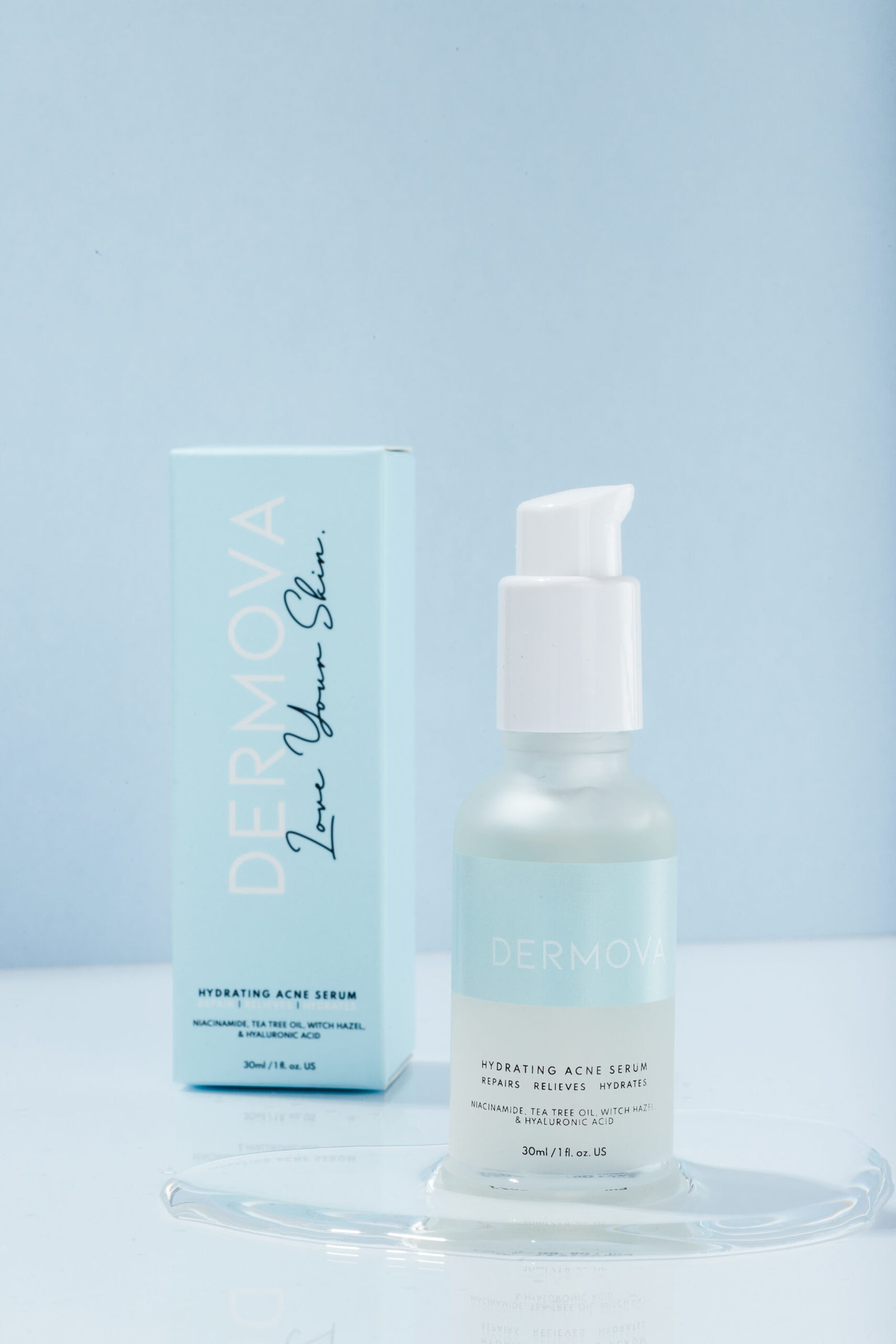 dermova hydrating acne serum