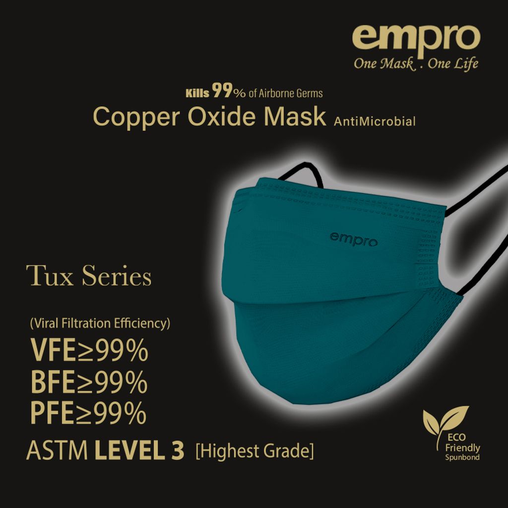 Empro TUX Series Surgical Copper Oxide Face Mask – Empro, Feel It, Love It