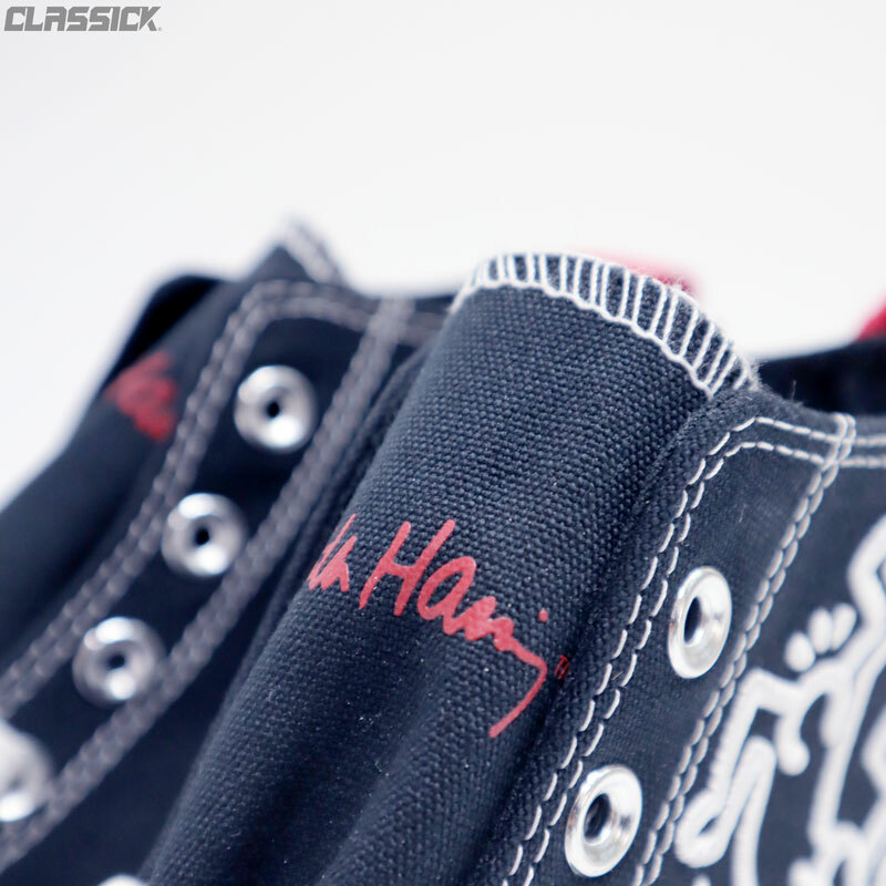 CLASSICK】Keith Haring x Converse Run Star Hike Hi 塗鴉聯名厚底鋸齒高筒黑171859C