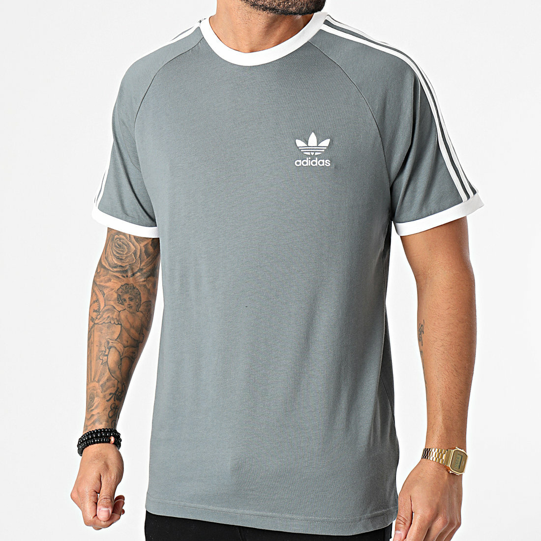 CLASSICK】Adidas Orinigals Adicolor Tee 短袖三線Logo 石磨灰GN3500