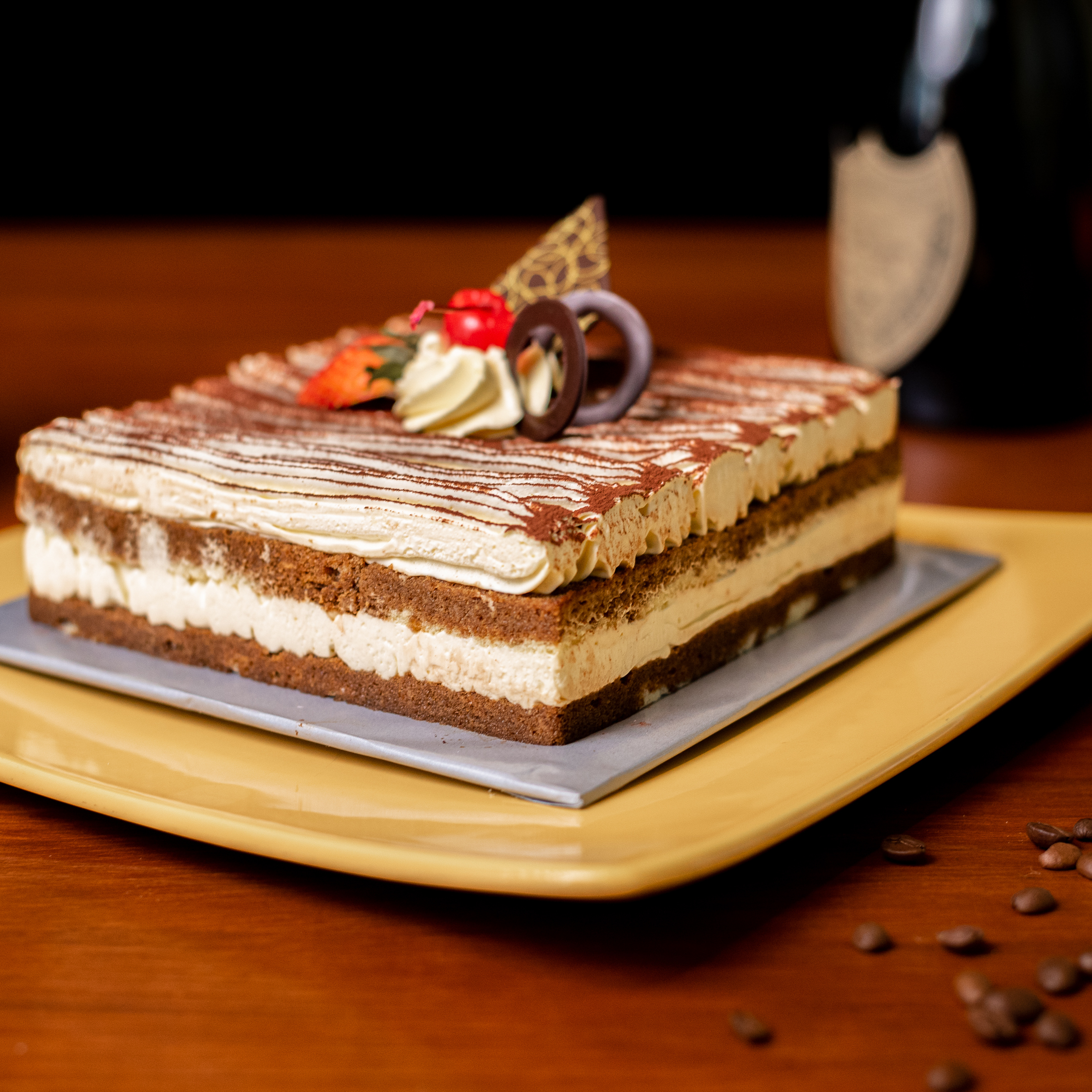 Tiramisu Cake With Mascarpone Cream - Rich And Delish