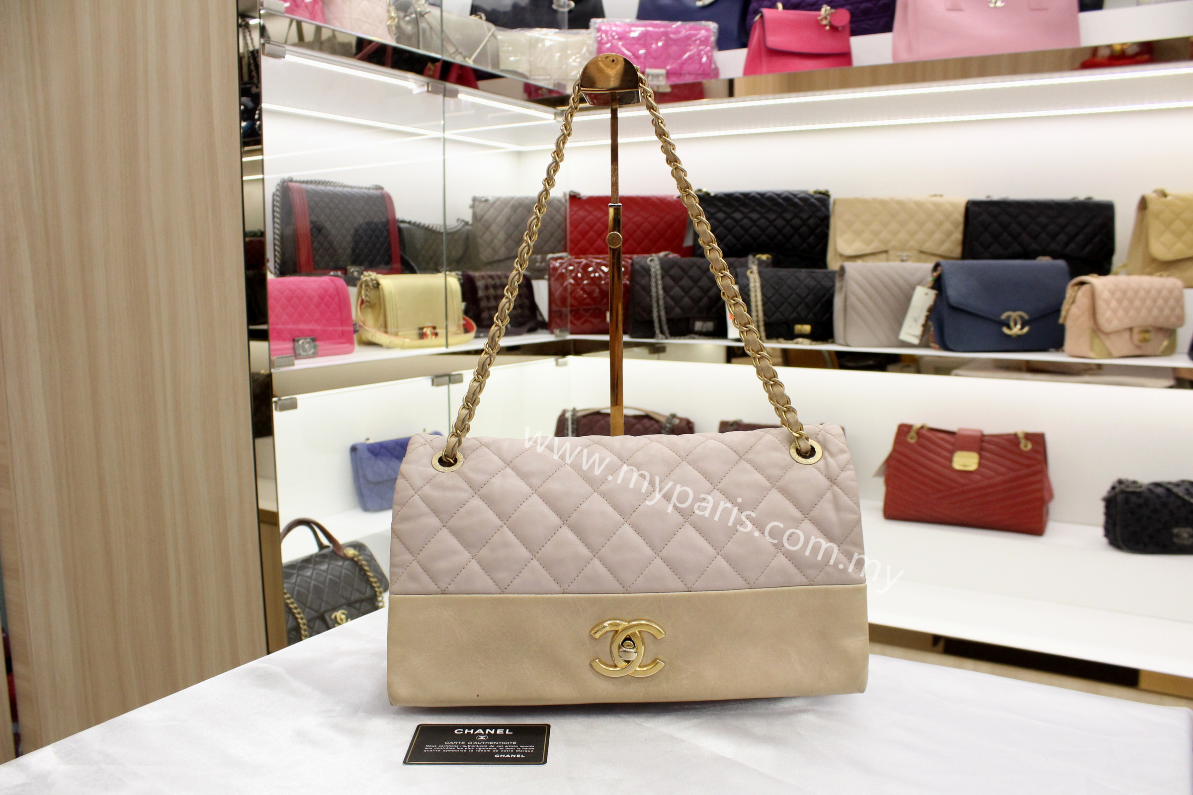 Chanel Pink Calf Leather Flap Bag – My Paris Branded Station-Sell Your Bags And Get Instant Cash