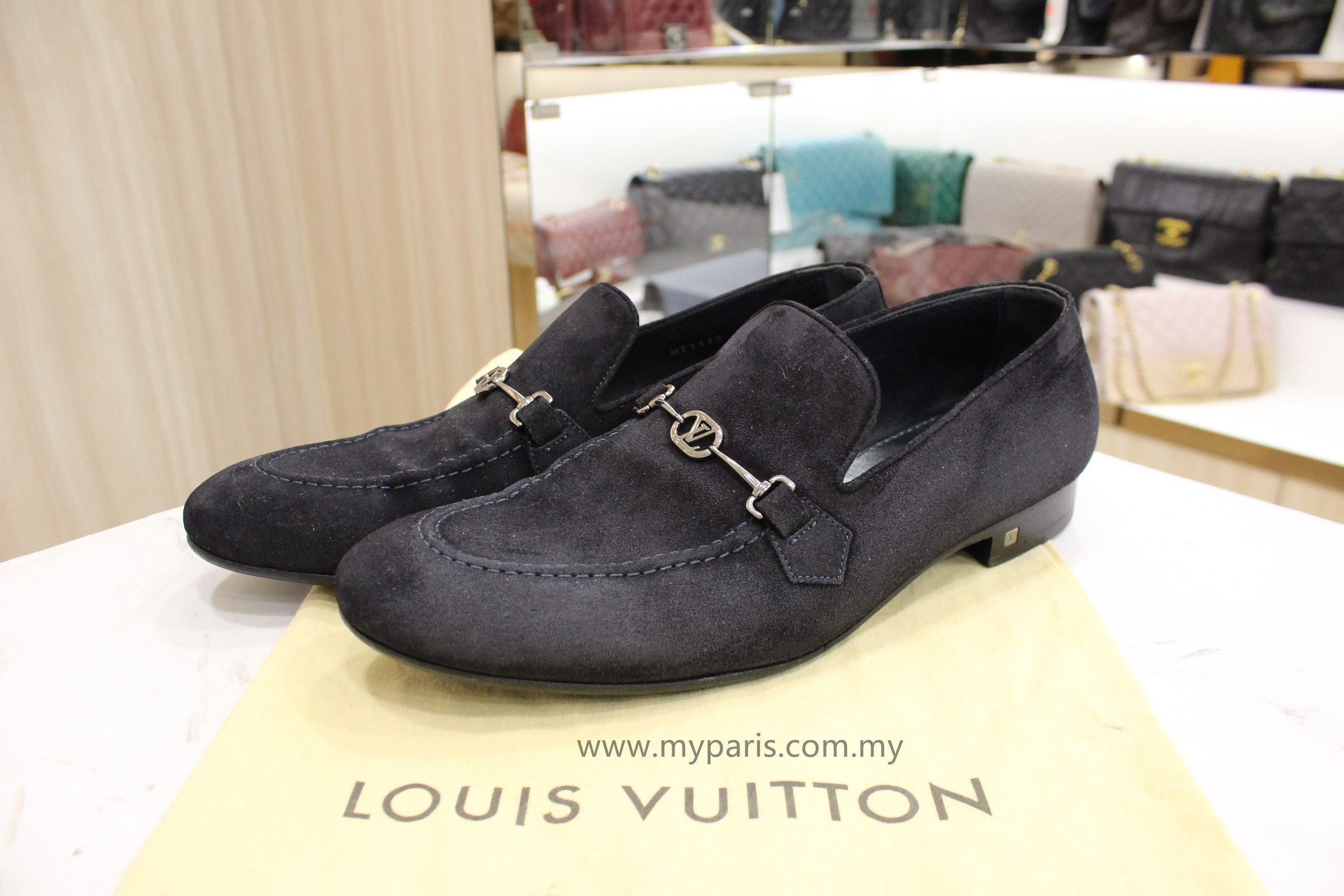 Louis Vuitton Mens Suede Loafers – My 