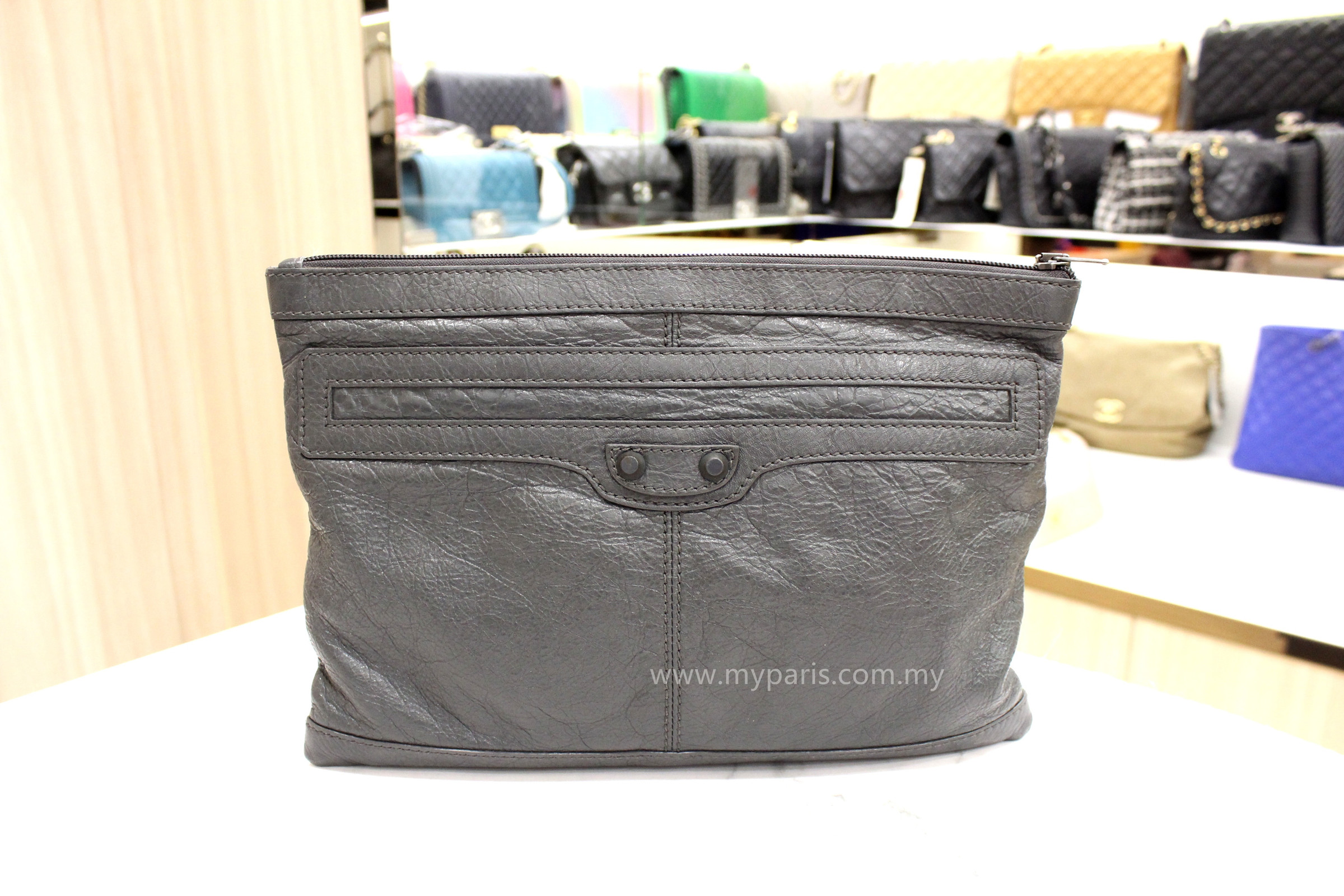 balenciaga clutch bag