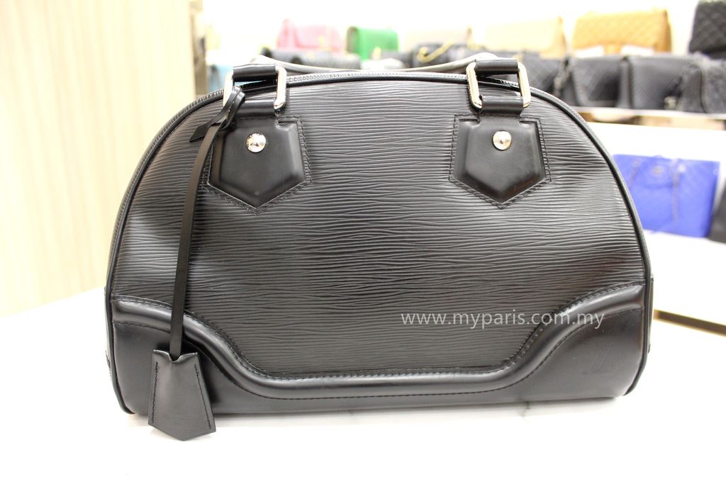 LOUIS VUITTON Epi Montaigne Sac Black 25729