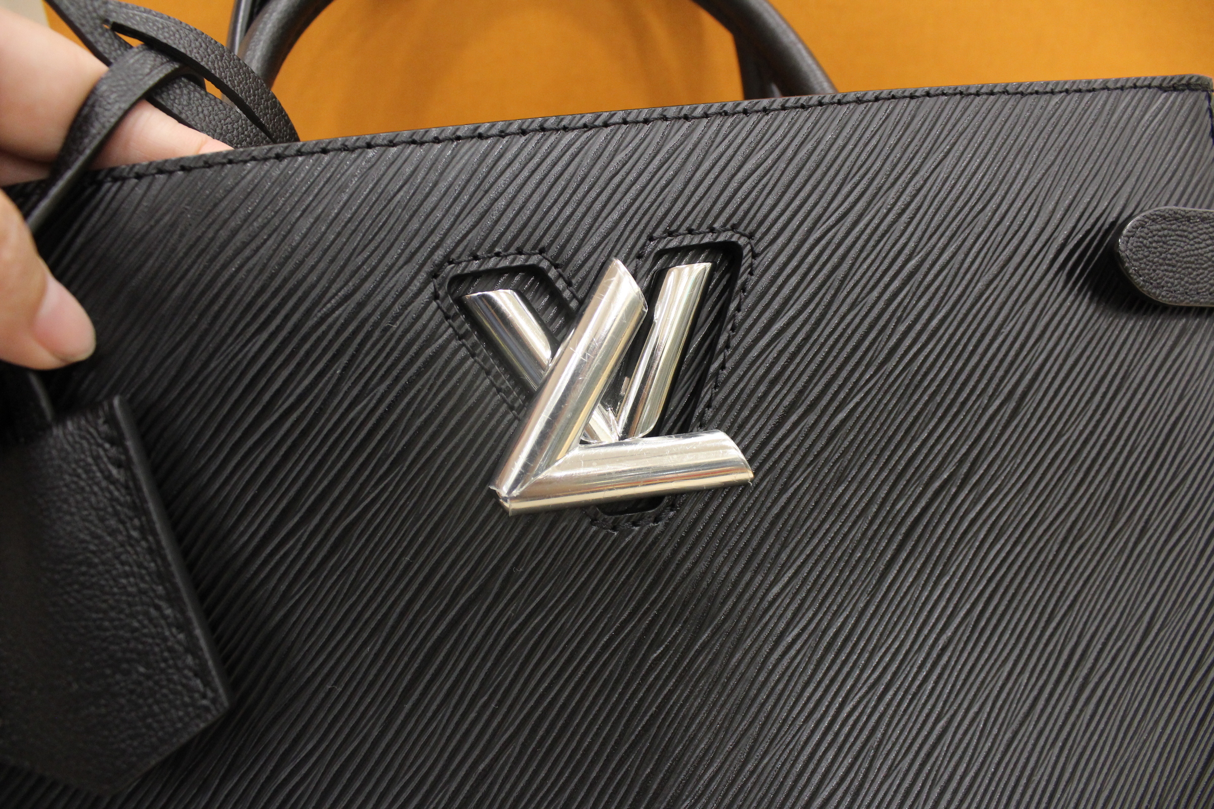 Louis Vuitton Noir Epi leather Twist Tote – My Paris Branded Station-Sell Your Bags And Get ...