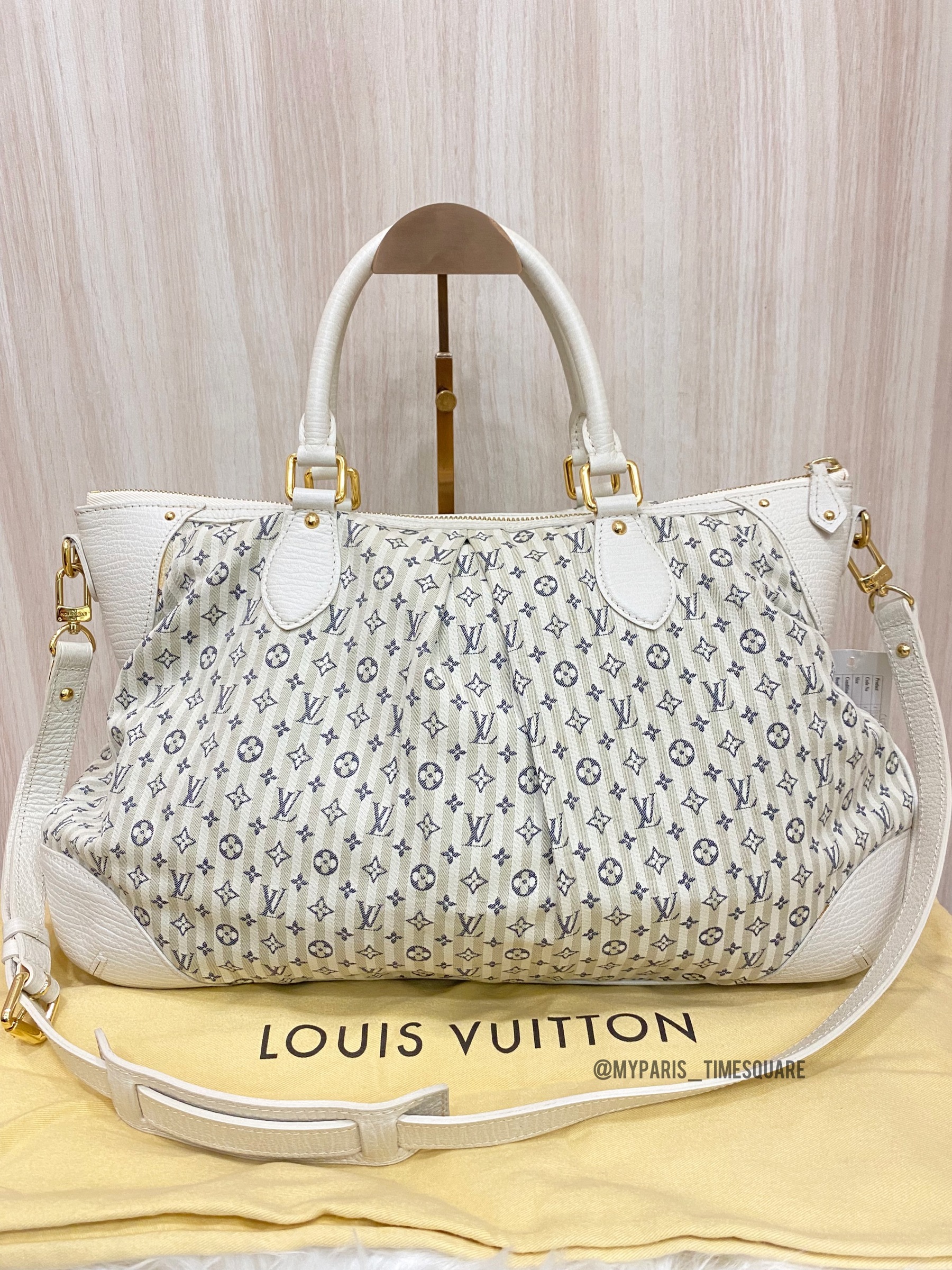 Louis Vuitton Blue/White Monogram Mini Lin Croisette Marina PM Bag