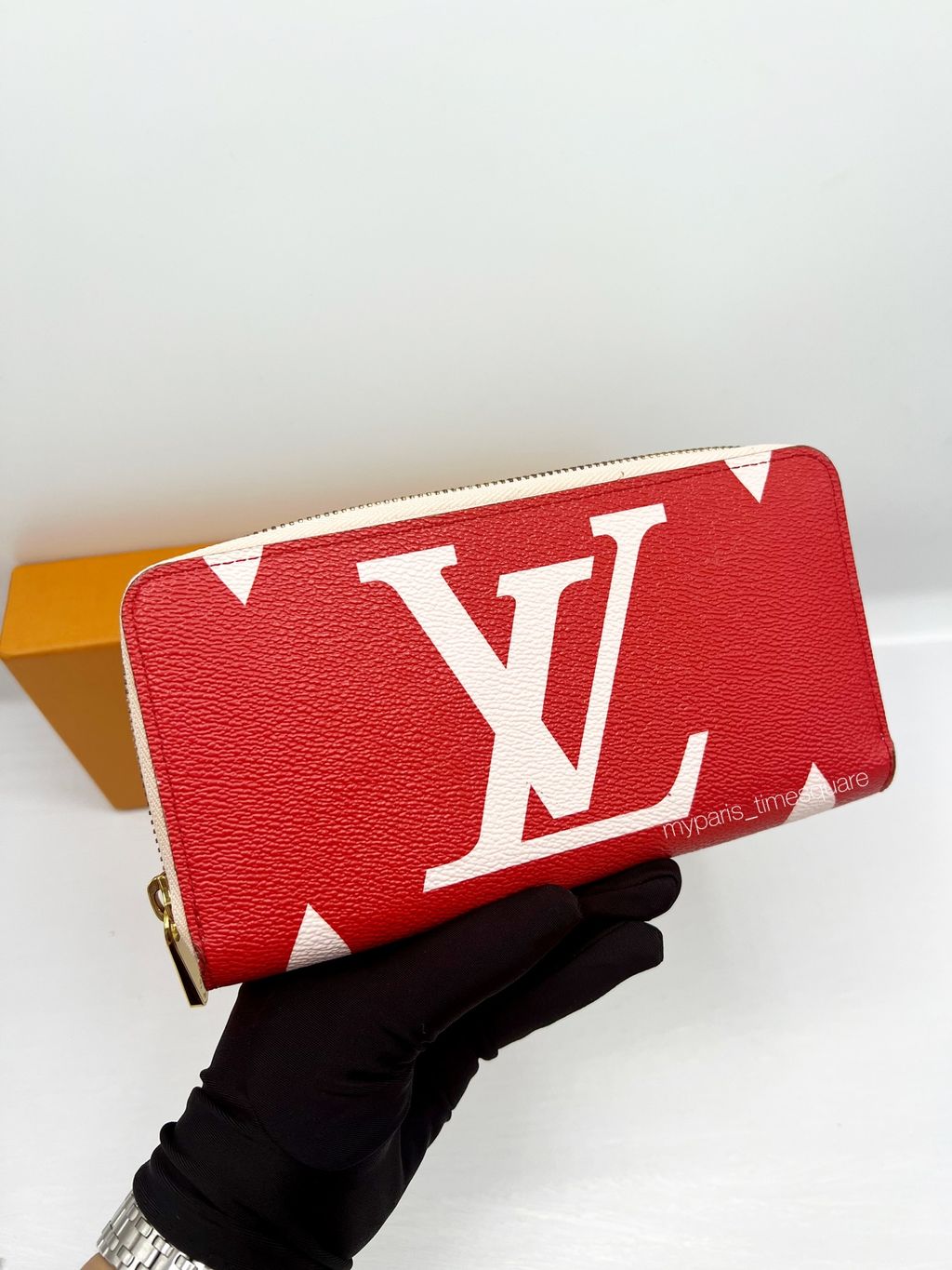 Wallet Louis Vuitton Zippy Red Patent Monogram 122120071