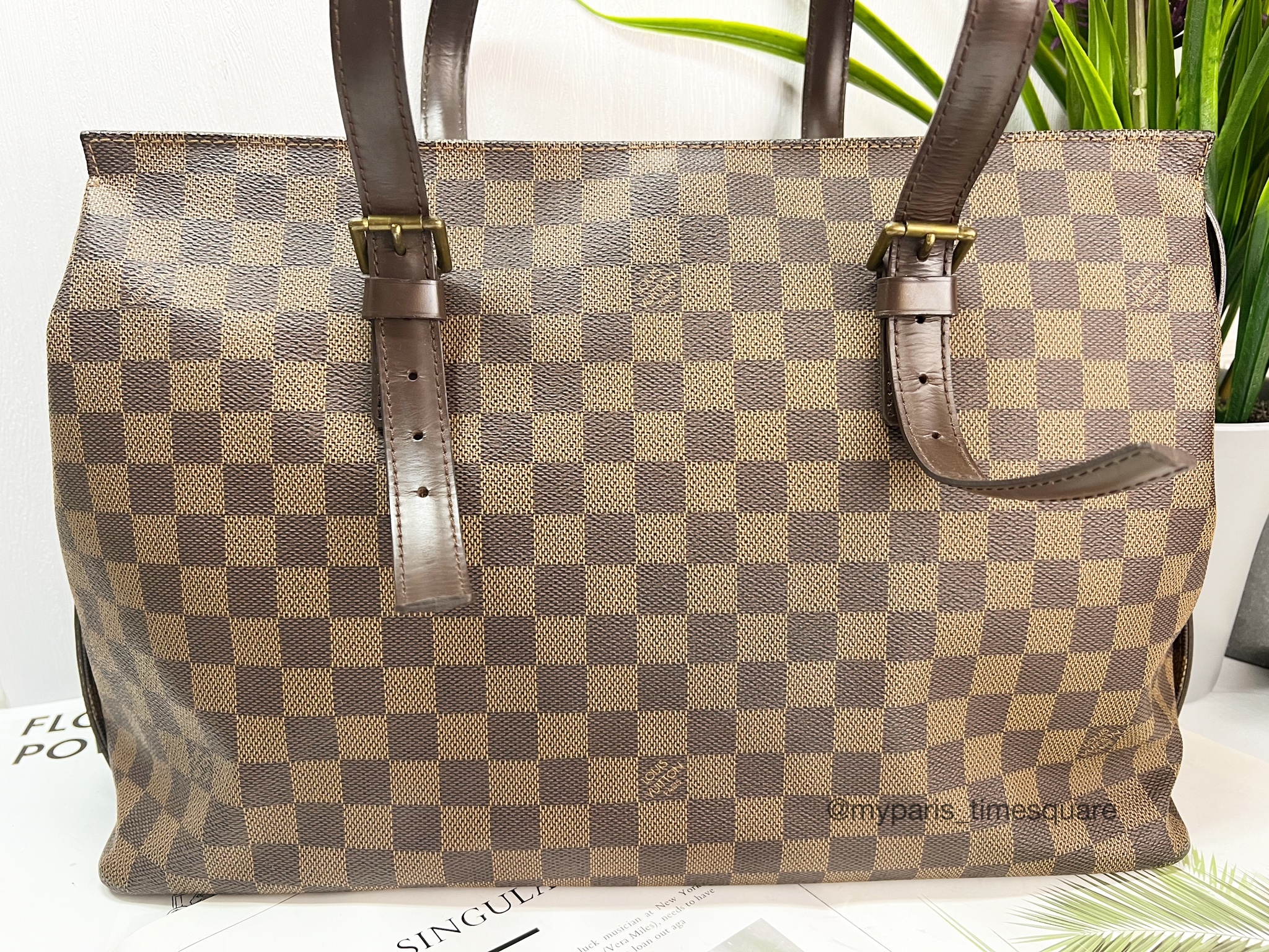 Louis vuitton damier chelsea tote hot sale