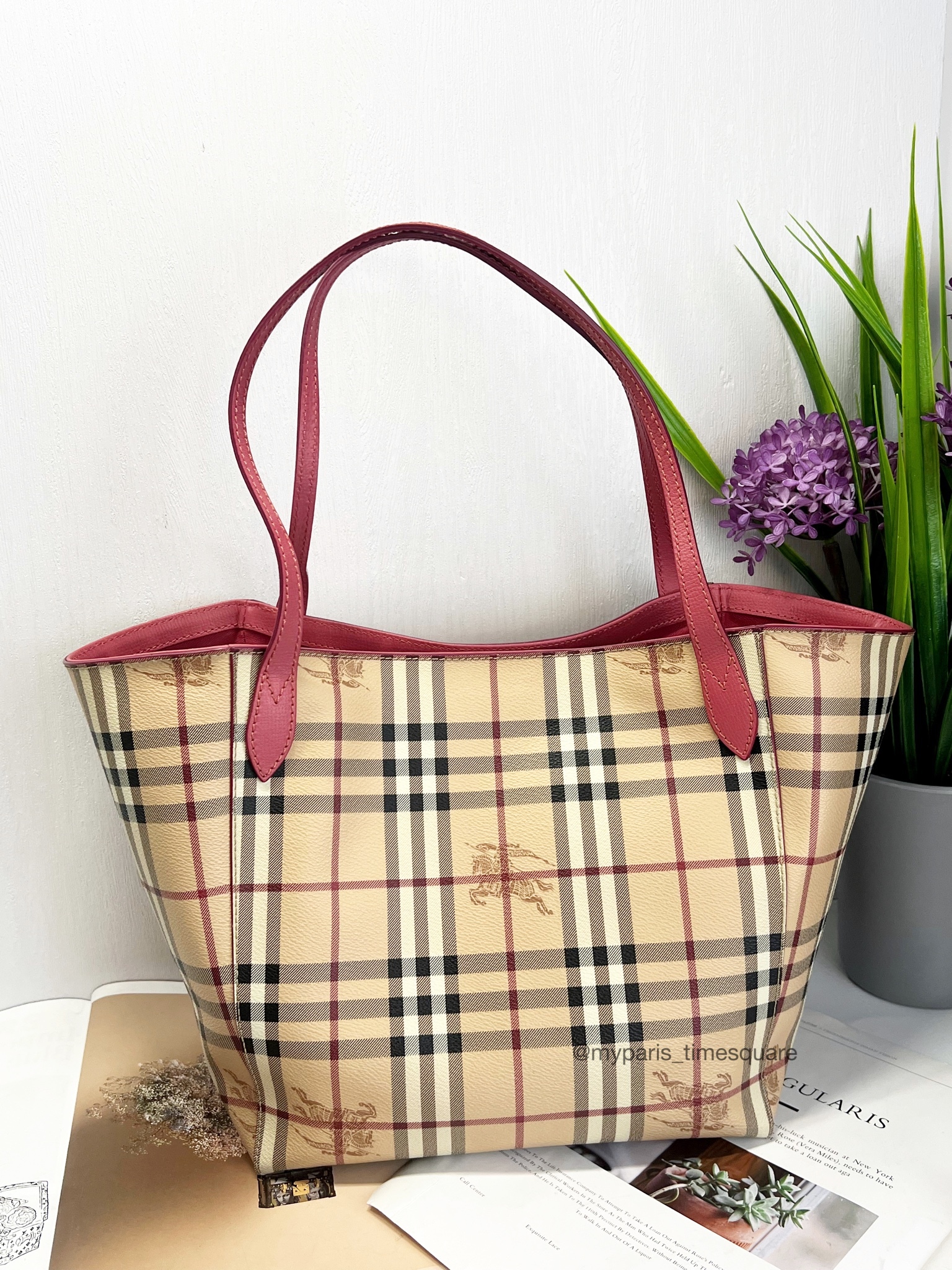 Burberry Haymarket Check Coated Canvas Canter Tote Bag – My Paris Branded  Station-Sell Your Bags And Get Instant Cash