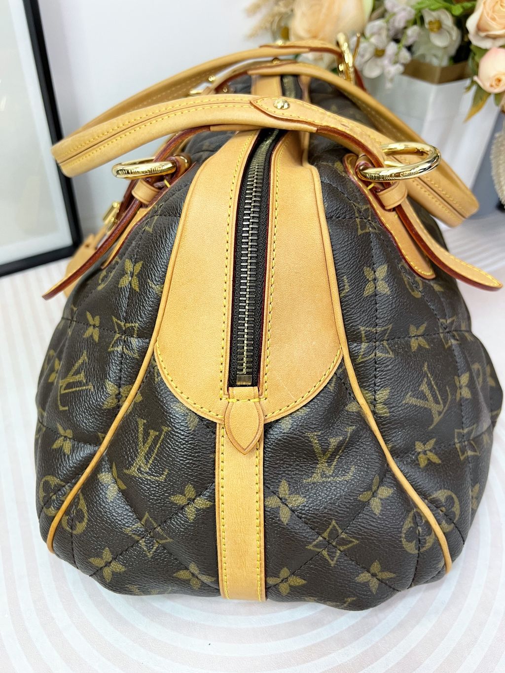 Louis VUITTON Paris Made in France BOWLING ? bag In mon…