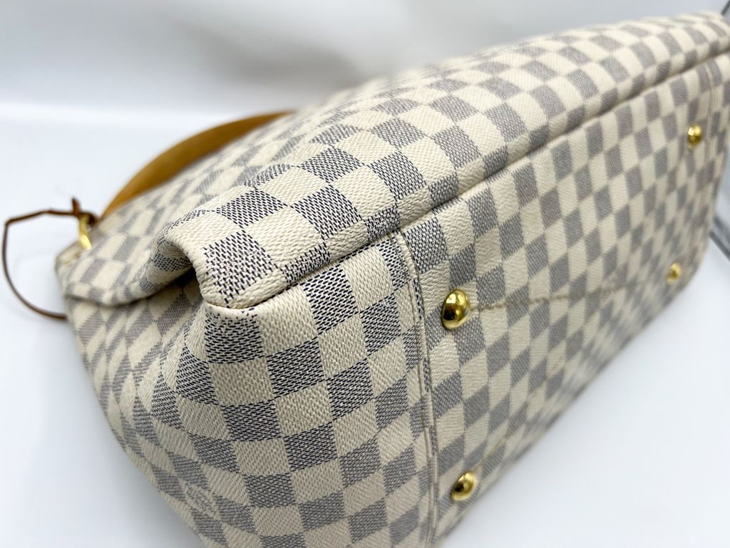 LOUIS VUITTON Damier Azur Artsy MM 186659