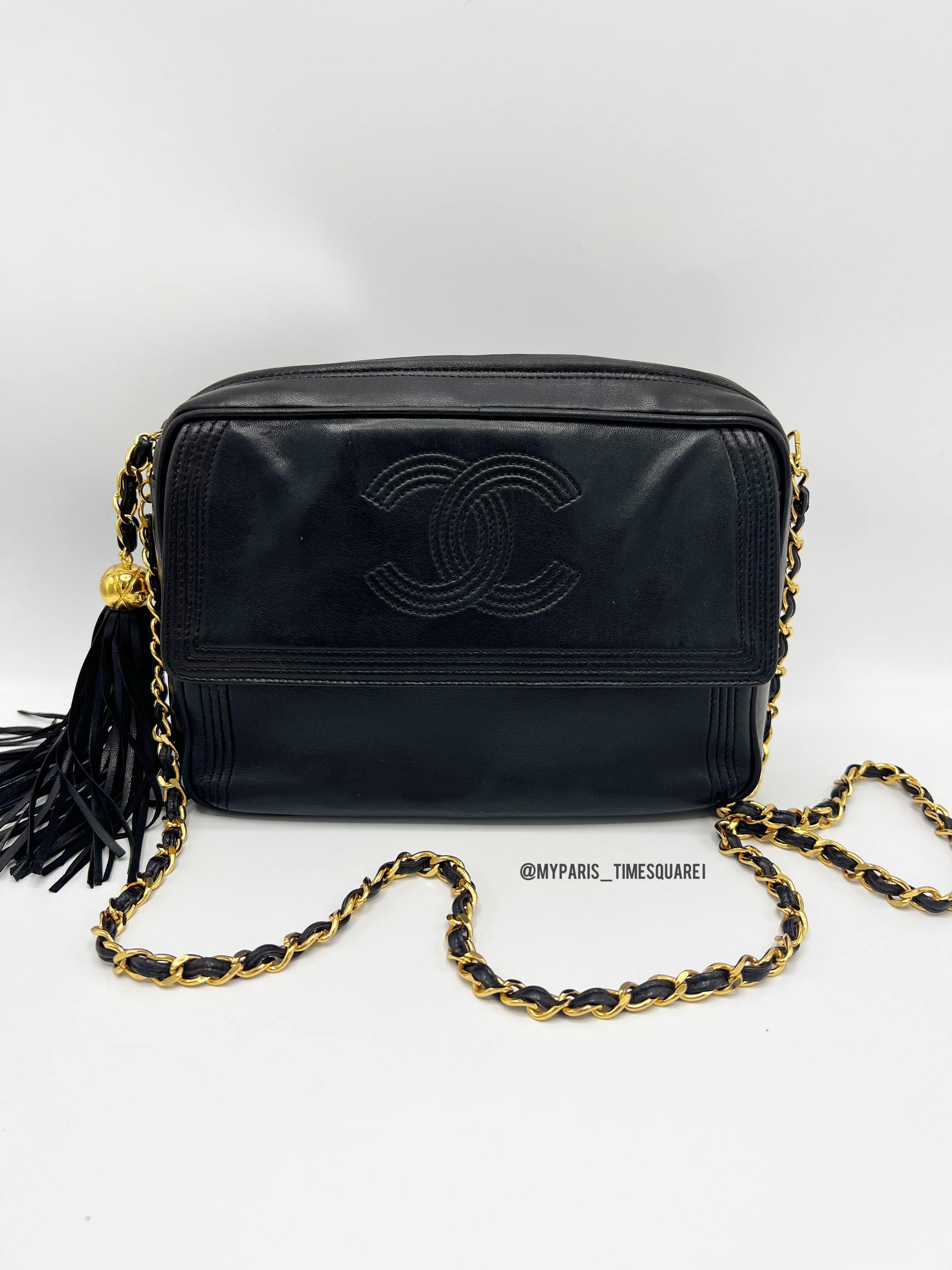 Chanel Vintage Black Lambskin Tassel Camera Bag – My Paris Branded Station-Sell Your Bags And Get Instant Cash Chanel Vintage Black Lambskin Tassel Camera Bag – My Paris Branded Station-Sell Your Bags And Get Instant Cash