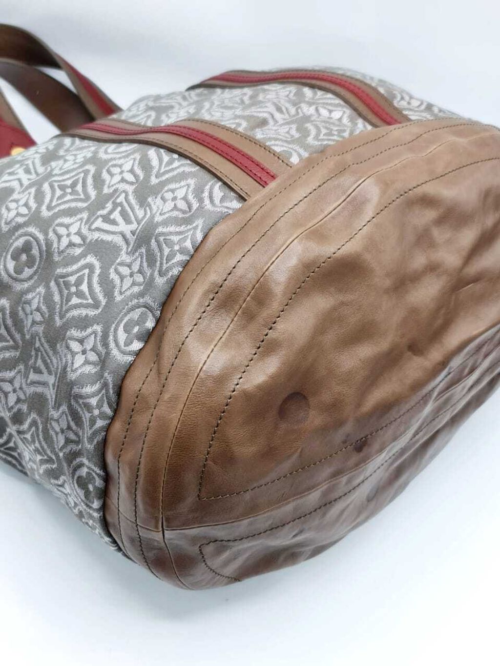 Louis Vuitton Limited Edition Khaki Jacquard Monogram Fabric