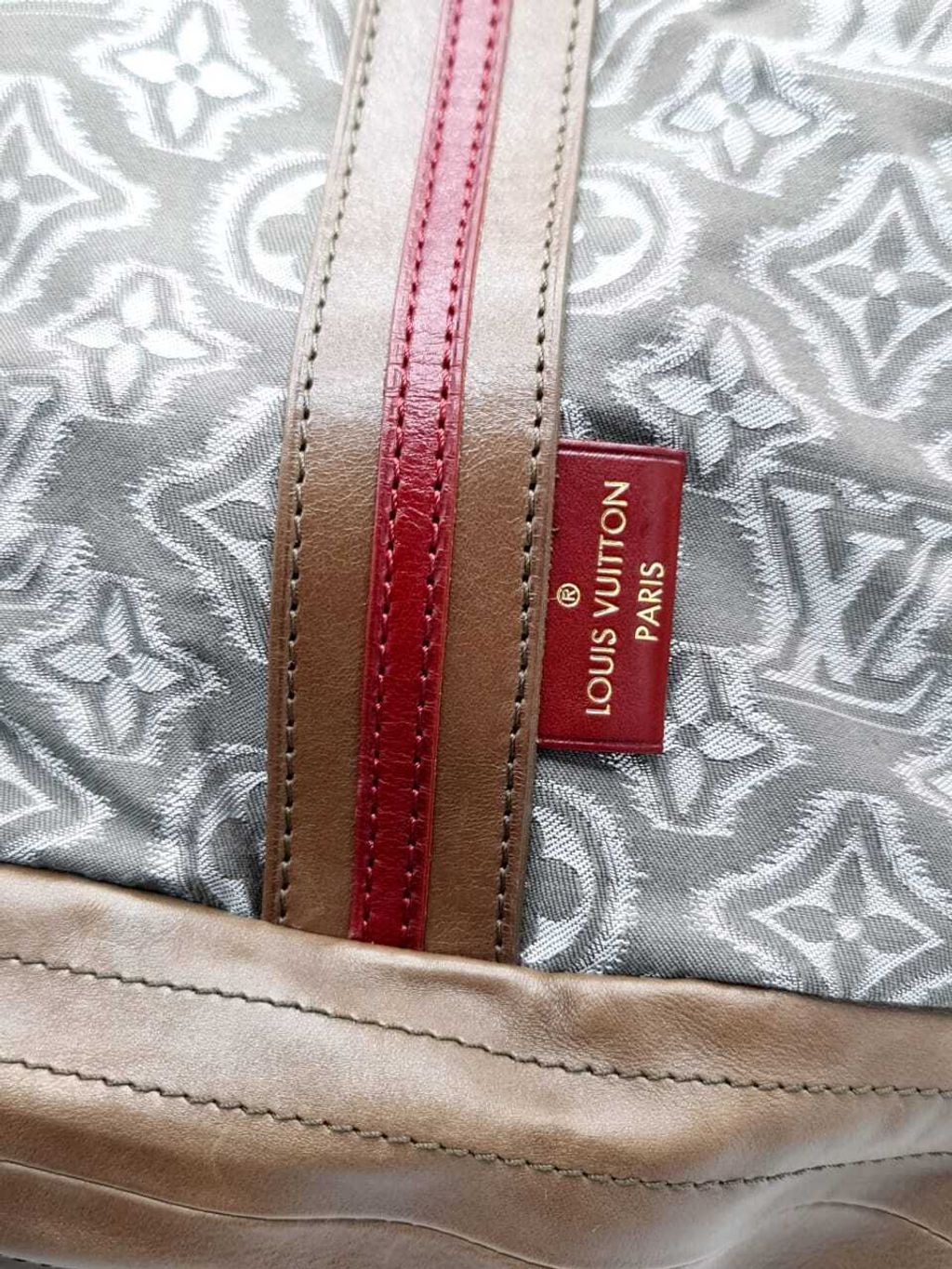 Louis Vuitton Limited Edition Khaki Jacquard Monogram Fabric Aviator Bag -  Yoogi's Closet