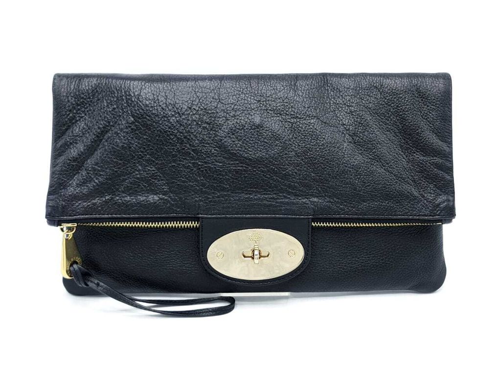 Mulberry Postmans Lock Fold Over Zip Clutch – My Paris Branded