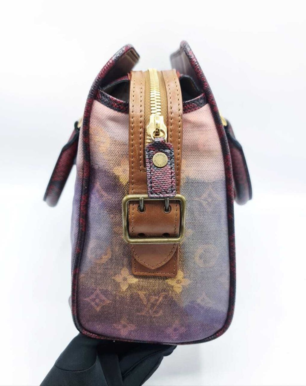 Pre-owned Richard Prince X Purple Monogram Graduate Jokes Bag