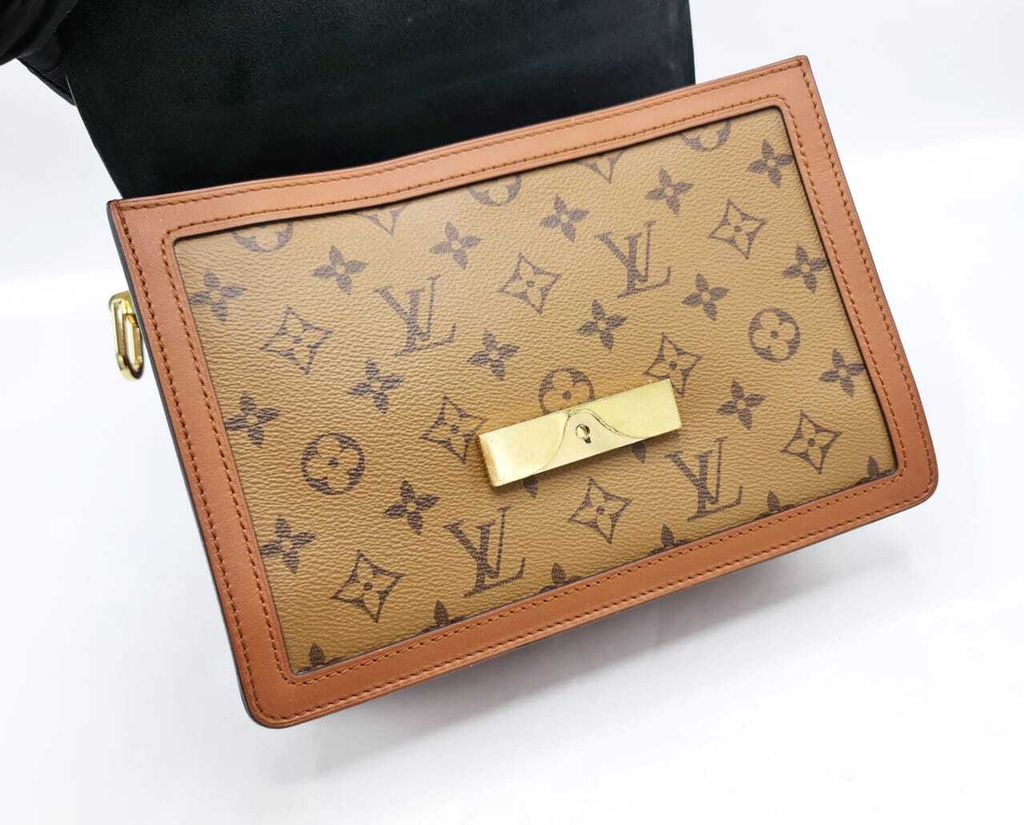 L.V. Monogram Reverse Canvas Dauphine MM, Luxury, Bags & Wallets on  Carousell