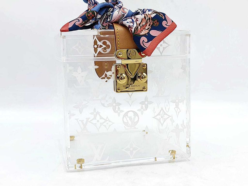 L V Cube Scott Box + Rendez-Vous Bandeau Silk Scarf, Luxury, Bags
