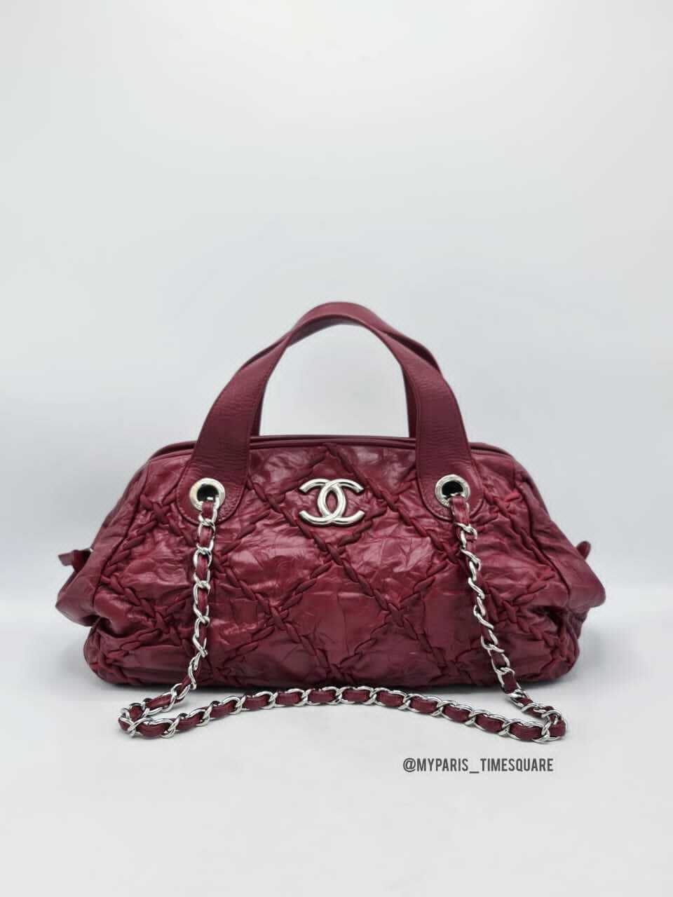 Chanel Burgundy Ultra Stitch Bowler Bag – My Paris Branded Station-Sell  Your Bags And Get Instant Cash