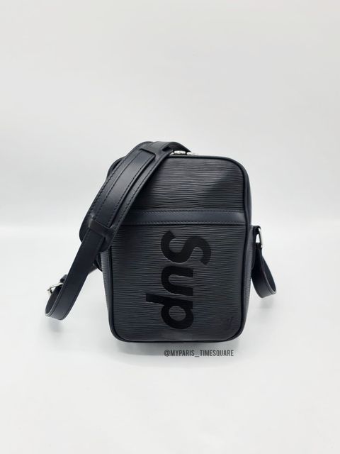 Louis Vuitton Supreme Danube PM Shoulder Bag Black – My Louis Vuitton Supreme Danube PM Shoulder Bag Black – My