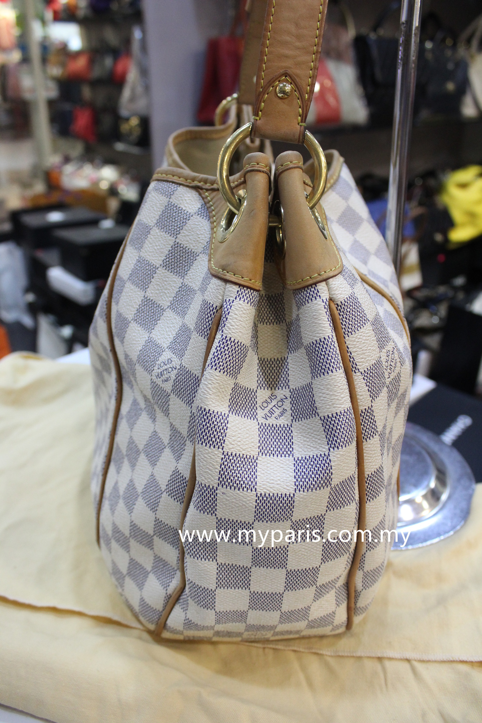 Sold-Louis Vuitton Damier Azur Canvas Galliera PM – My Paris Branded Station-Sell Your Bags And ...