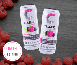 Online Limited Edition Celsius Energy Drink flavour in Raspberry Acai Green Tea.png