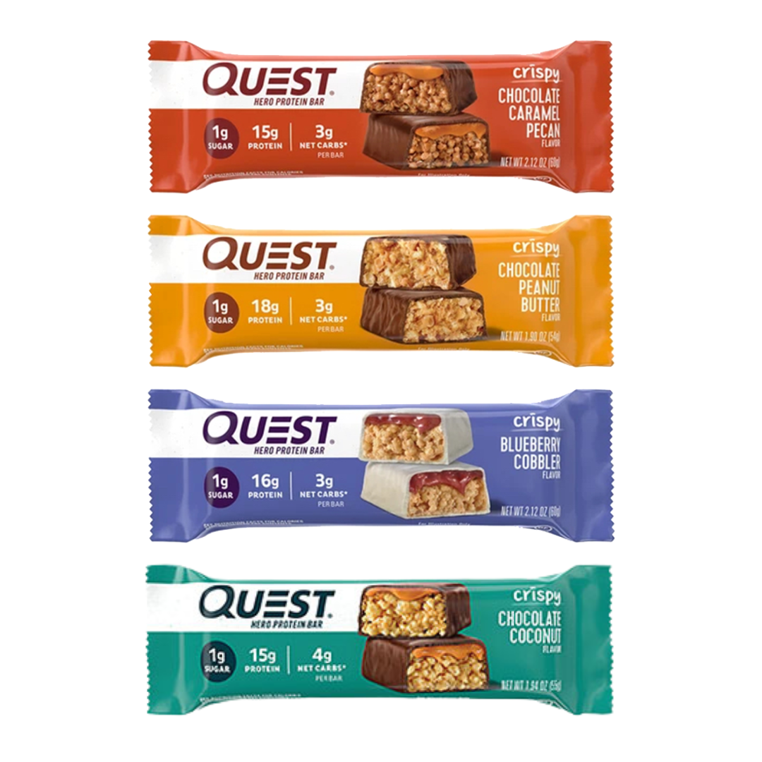 Quest Hero Protein Bars Starter Pack (4 x 60g) – myFITBOX