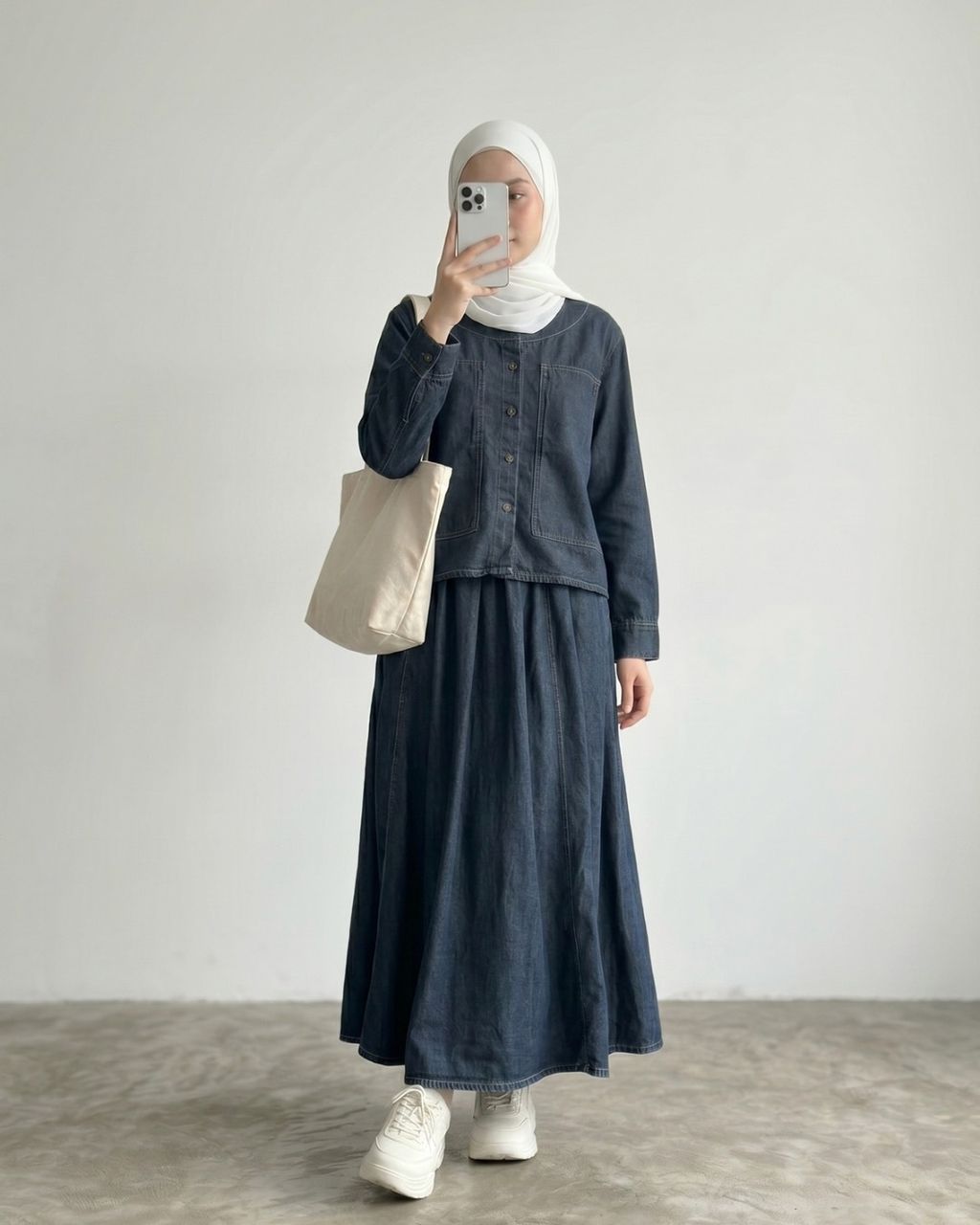 haura-wear-herra-dress-lengan panjang-dress labuh-baju labuh-knit-tunic-kaftan-midi-dress-blouse-shirt-long-sleeve-baju-muslimah-baju-perempuan-shirt-blouse-baju (2)