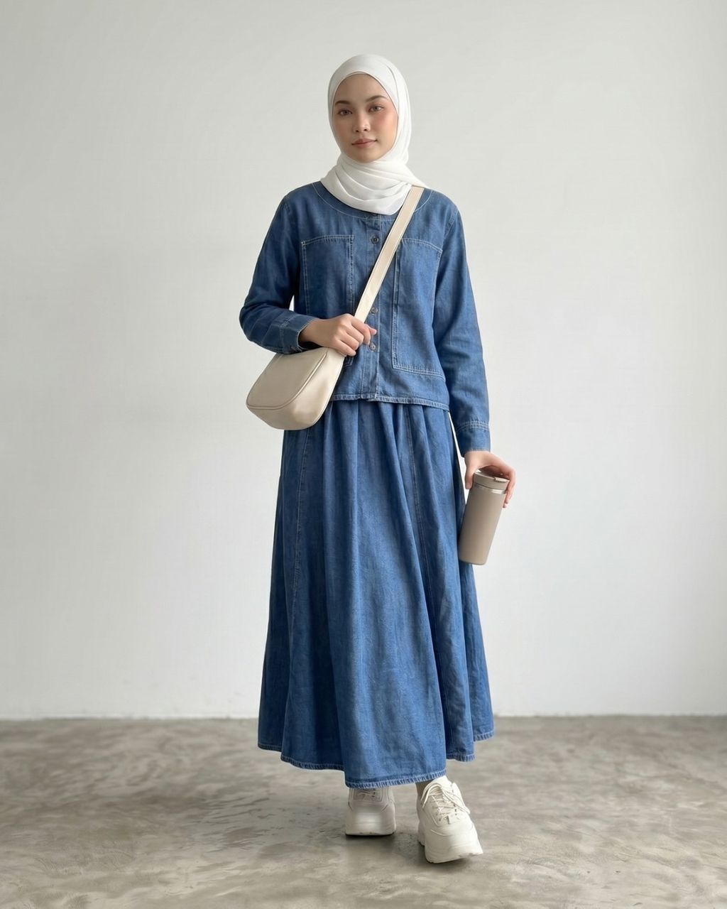 haura-wear-herra-dress-lengan panjang-dress labuh-baju labuh-knit-tunic-kaftan-midi-dress-blouse-shirt-long-sleeve-baju-muslimah-baju-perempuan-shirt-blouse-baju (8)
