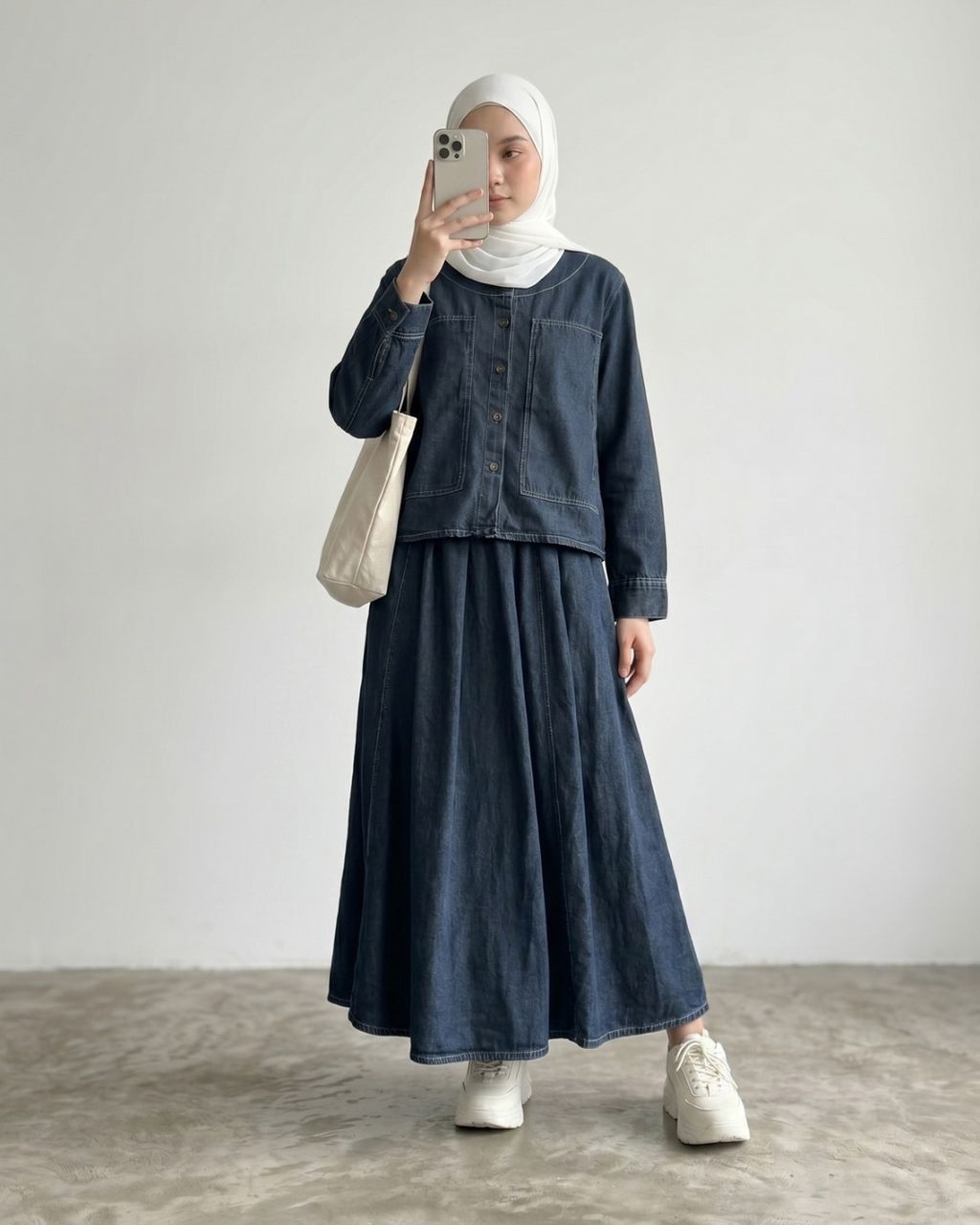 haura-wear-herra-dress-lengan panjang-dress labuh-baju labuh-knit-tunic-kaftan-midi-dress-blouse-shirt-long-sleeve-baju-muslimah-baju-perempuan-shirt-blouse-baju (3)