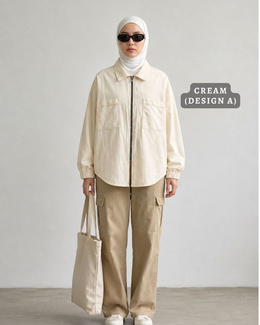 haura-wear-margo-dress-lengan panjang-dress labuh-baju labuh-knit-tunic-kaftan-midi-dress-blouse-shirt-long-sleeve-baju-muslimah-baju-perempuan-shirt-blouse-baju