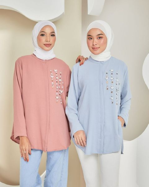 haura-wear-qhalesa-kaftan-midi-dress-blouse-shirt-long-sleeve-baju-muslimah-baju-perempuan-shirt-blouse-baju (3)