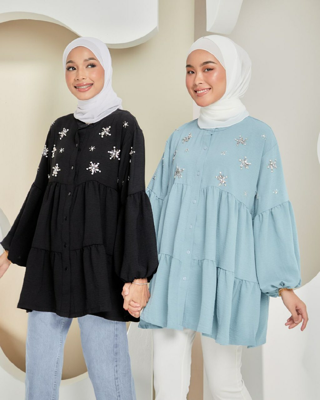 haura-wear-raisha-kaftan-midi-dress-blouse-shirt-long-sleeve-baju-muslimah-baju-perempuan-shirt-blouse-baju (8)