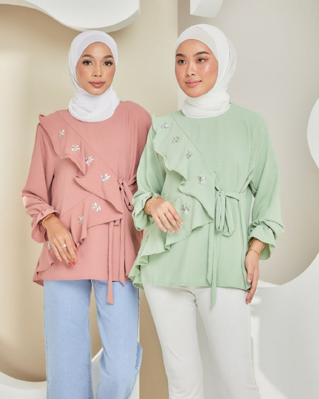haura-wear-meera-kaftan-midi-dress-blouse-shirt-long-sleeve-baju-muslimah-baju-perempuan-shirt-blouse-baju (6)