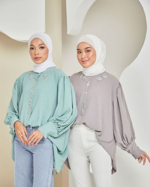 haura-wear-serene-kaftan-midi-dress-blouse-shirt-long-sleeve-baju-muslimah-baju-perempuan-shirt-blouse-baju (1)