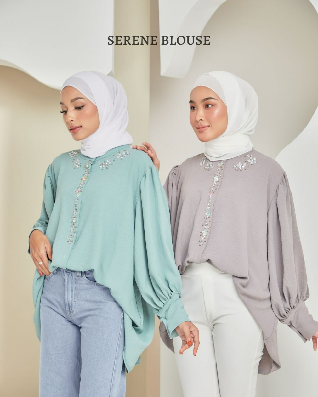 haura-wear-serene-kaftan-midi-dress-blouse-shirt-long-sleeve-baju-muslimah-baju-perempuan-shirt-blouse-baju (5)