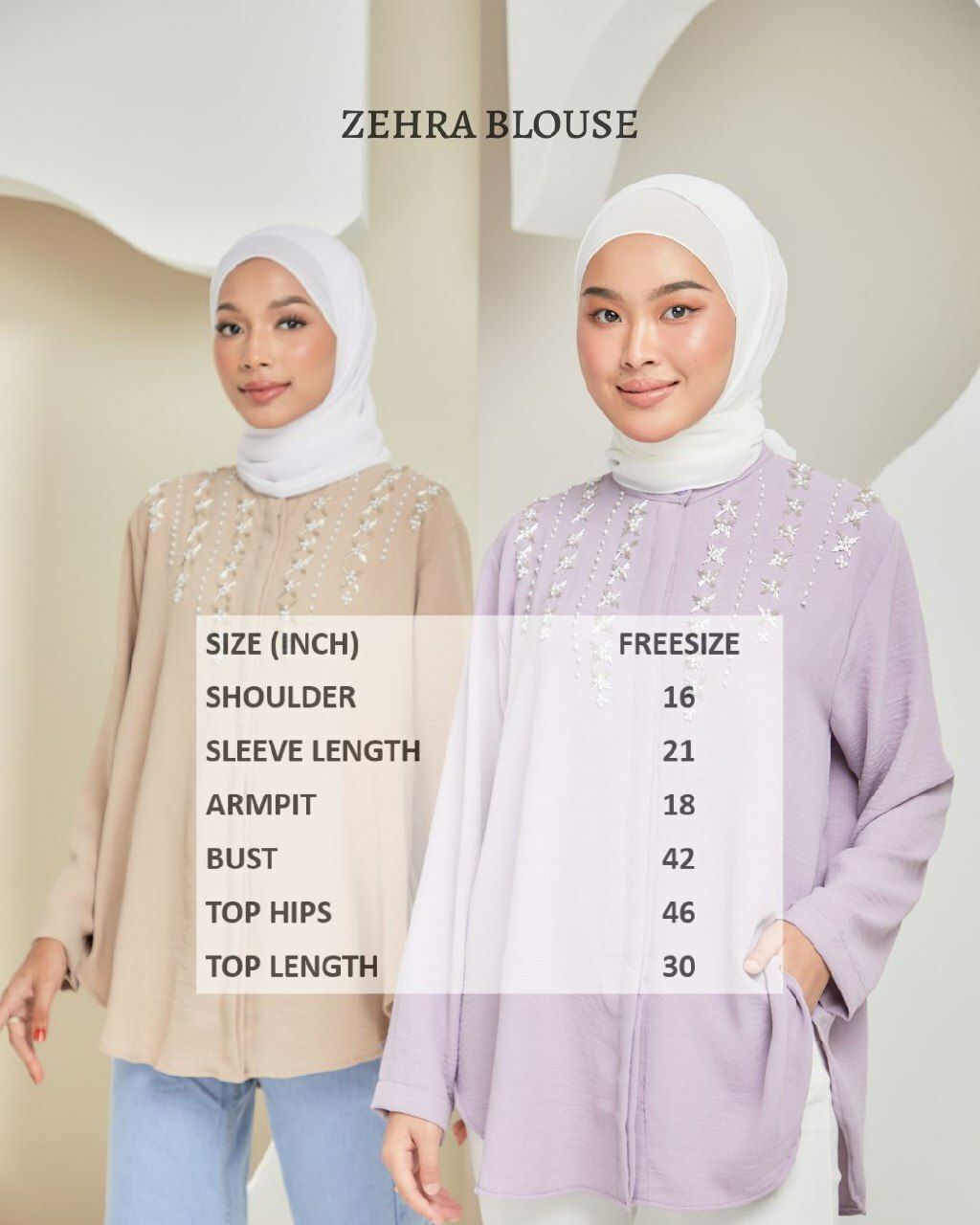 haura-wear-zehra-kaftan-midi-dress-blouse-shirt-long-sleeve-baju-muslimah-baju-perempuan-shirt-blouse-baju (4)